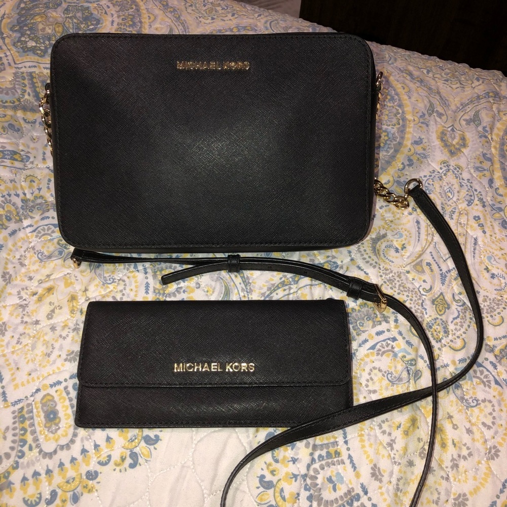 Michael Kors Crossbody and Wallet